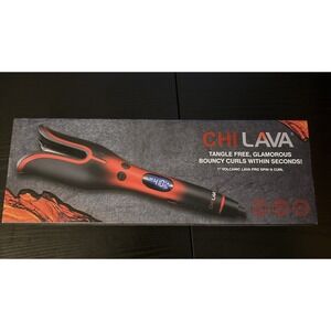 Chi Lava 1" Volcanic Lava Ceramic Pro Spin N Curl Curling Wand
